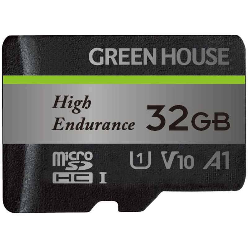 グリーンハウス グリーンハウス microSDHCカード ドラレコ・アクションカメラ用 (Class10/32GB) GH-SDM-WA32G GH-SDM-WA32G