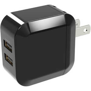 ꡼ϥ AC-USB ץ 2ݡ ֥å 2ݡ /Smart ICб GH-ACU2H-BK