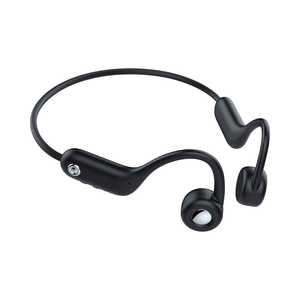 グリーンハウス ブルートゥースイヤホン 耳かけ型 ［ノイズキャンセリング対応 /骨伝導 /Bluetooth対応］ GH-BCANC-BK