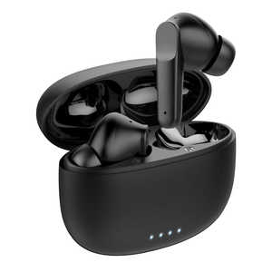 グリーンハウス aptX対応 完全ワイヤレスイヤホン ［ノイズキャンセリング対応 /Bluetooth対応］ GH-TWSX-BK