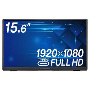 �O���[���n�E�X USB-C�ڑ� PC���j�^�[ ���o�C���f�B�X�v���C �m15.6�^ / �t��HD(1920×1080) / ���C�h / 60Hz�n �V���o�[ GH-LCU16C-SV