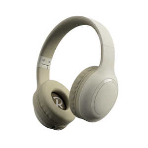 グリーンハウス ワイヤレスヘッドホン ライトカーキ ［Bluetooth対応］ GH-HPBB-LK