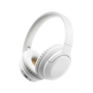 グリーンハウス ワイヤレスヘッドホン アクティブノイズキャンセル ホワイト [ワイヤレス(左右コード) / ノイズキャンセリング対応 / Bluetooth対応 / φ3.5mm グリーンハウス ワイヤレスヘッドホン アクティブノイズキャンセル ホワイト [ワイヤレス(左右コード) / ノイズキャンセリング対応 / Bluetooth対応 / φ3.5mm