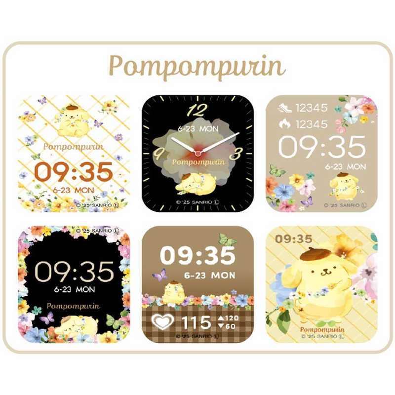 グリーンハウス グリーンハウス サンリオキャラクターズ スマートウォッチ ポムポムプリン GH-SMWL-PN GH-SMWL-PN