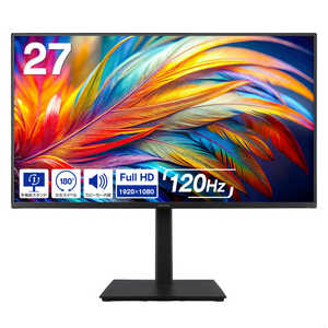 �O���[���n�E�X 27�^���C�h �t��HD�Ή� LED�t���f�B�X�v���C ���~�X�^���h �m27�^ / �t��HD(1920×1080) / ���C�h / 120Hz�n GH-LCW27DH-BK