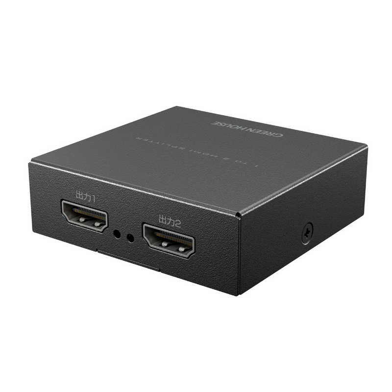 グリーンハウス グリーンハウス HDMIスプリッター 2ポート GH-HSPK2C-BK GH-HSPK2C-BK