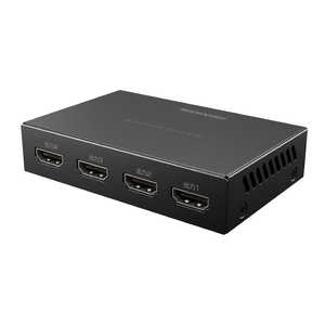 グリーンハウス HDMIスプリッター 4ポート GH-HSPK4C-BK グリーンハウス HDMIスプリッター 4ポート GH-HSPK4C-BK