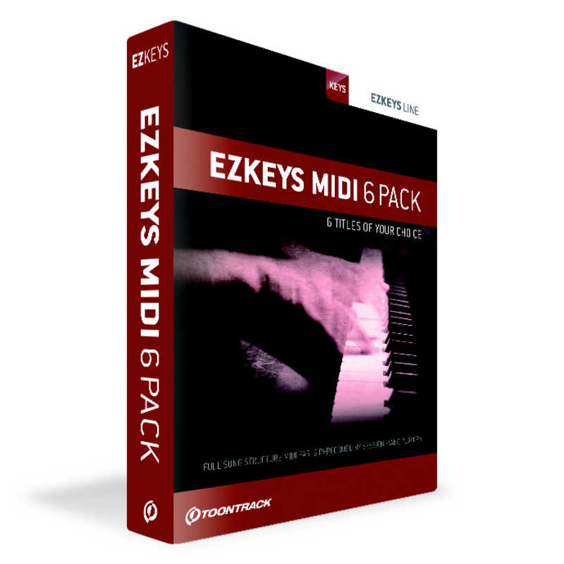 クリプトンフューチャーメディア クリプトンフューチャーメディア EZKEYS MIDI 6PACK Toontrack Music TT051 TT051