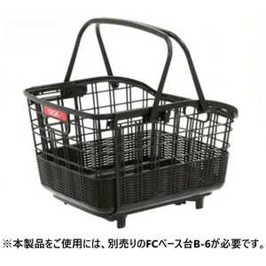 OGK 着脱籐風スライドリアバスケット ブラック RB-037F OGK 着脱籐風スライドリアバスケット ブラック RB-037F