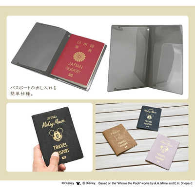 TTC ディズニー パスポートカバー ヴィンテージ ミッキー DTS-0585C の