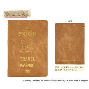TTC ディズニー パスポートカバー ヴィンテージ プー DTS-0587C
