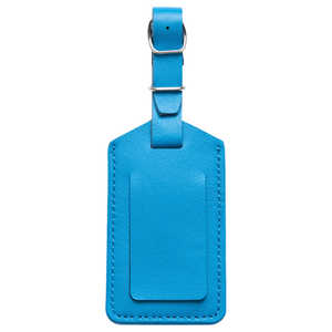 TTC コンサイス CADAQUES カダケス 本革 ネームタグ 小 ブルー CADAQUESブルー