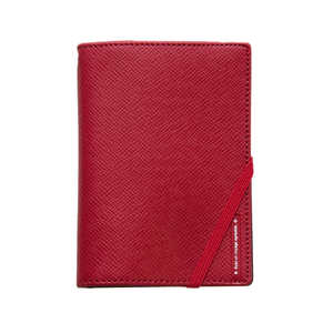 TTC スキミングブロックパスポートカバー皮革調P レッド TPC005-03