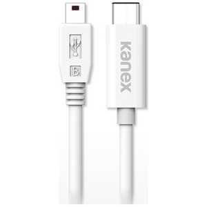 KANEX 1.2m｢USB-C ⇔ mini USB｣ケーブル 充電･転送 KNX‐OT‐000020