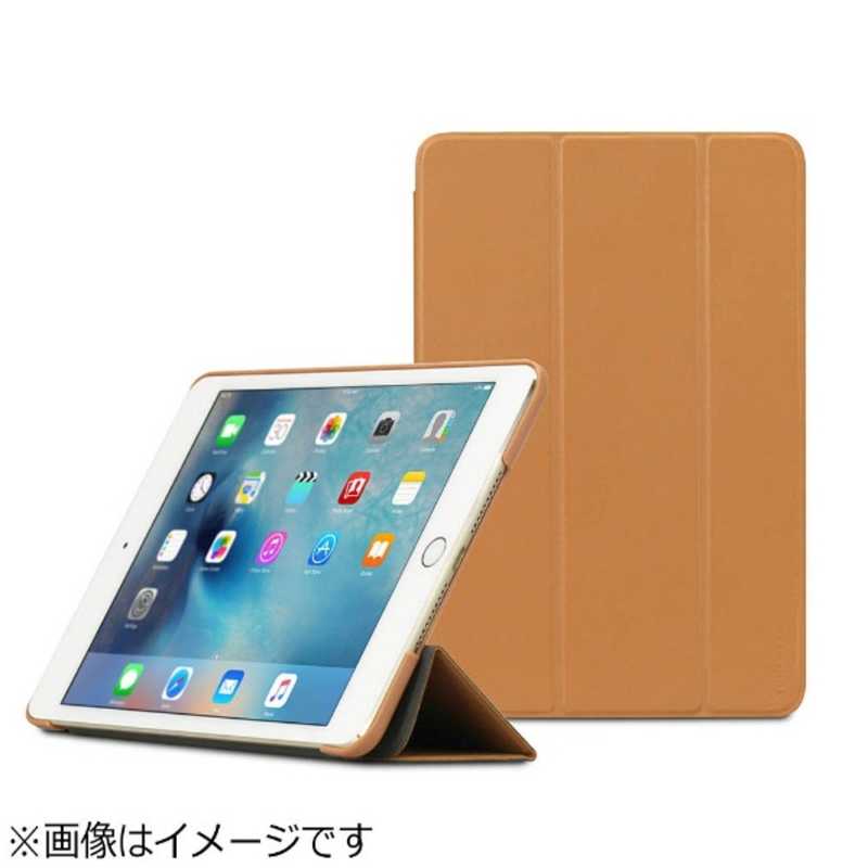 TUNEWEAR TUNEWEAR iPad mini 4用 LeatherLook SHELL with Front cover ブラウン TUN-PD-100067 TUN-PD-100067