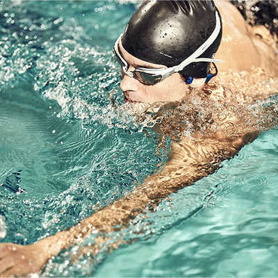 ＳＨＯＫＺ　ポータブルオーディオプレーヤー ブルー [4GB]　SKZ-EP-000002 MP3 ONLYShokz OpenSwim 骨伝導 デジタルオーディオ