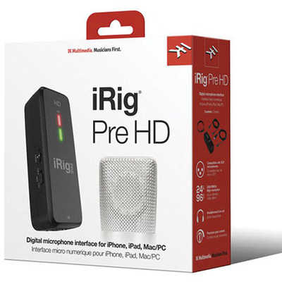 iRig Pre HD インターフェース IKM-OT-000070N IKMULTIMEDIA iRig Pre HD IK Multimedia IKM-OT-000070N の通販