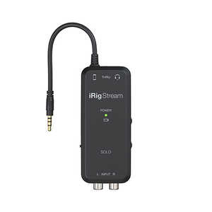 IKMULTIMEDIA 〔ストリーミング配信用 オーディオインターフェイス〕iRig Stream Solo IK Multimedia IKMOT000090N