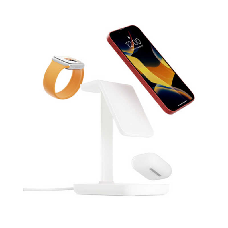 TWELVESOUTH TWELVESOUTH 3-in-1ワイヤレス充電器 Twelve South HiRise 3 - White HiRise 3 White TWSST000073 TWSST000073