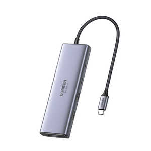 UGREEN Revodok 9-in-1 USB-C ハブ 15375 グレー UGR-OT-000018