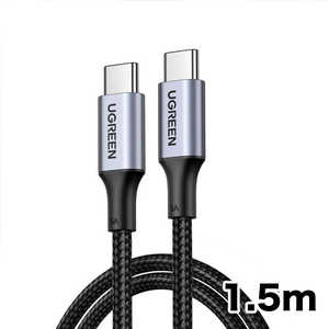 UGREEN USB-C to USB-C ®ť֥ 100W 1.5m 70428 USB Power Deliveryб ֥å UGR-OT-100008