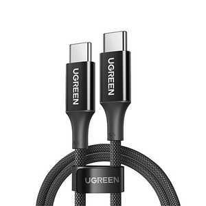 UGREEN USB-C to USB-C ϋviCґg}[dP[u 1m 15275 mUSB Power DeliveryΉn ubN UGR-OT-100013