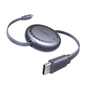 UGREEN USB-C PD巻き取り式急速充電ケーブル 100W 65905 ブラック UGR-OT-100022 UGREEN USB-C PD巻き取り式急速充電ケーブル 100W 65905 ブラック UGR-OT-100022
