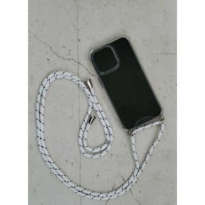 アクロス iPhone 13Pro ネックショルダー付クリアケース2 ホワイト AIC22-SH13P-02 アクロス iPhone 13Pro ネックショルダー付クリアケース2 ホワイト AIC22-SH13P-02