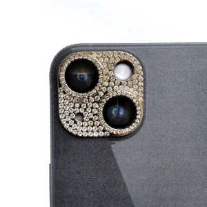 アクロス iPhone 14/14 Plus ラインストーン カメラカバーガラス シルバー ACC22-R14SV アクロス iPhone 14/14 Plus ラインストーン カメラカバーガラス シルバー ACC22-R14SV