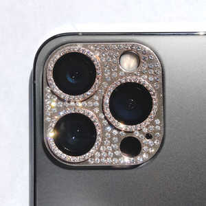 アクロス iPhone 14Pro/14ProMax ラインストーン カメラカバーガラスローズゴールド ACC22-R14PRG アクロス iPhone 14Pro/14ProMax ラインストーン カメラカバーガラスローズゴールド ACC22-R14PRG