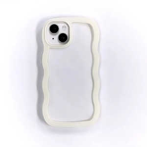 �A�N���X iPhone 15 moco �t���[���P�[�X �z���C�g AIC23MC15WH