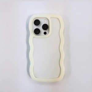 �A�N���X iPhone 15Pro moco �t���[���P�[�X �z���C�g AIC23MC15PWH