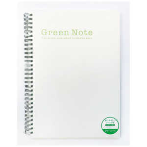クラスタージャパン 「目に優しいグリーンノート」ダブルリングノート[紙色:ミドリ/B5] IAWRGNB5