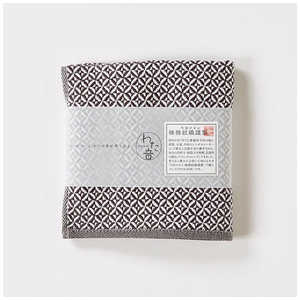 楠橋紋織 破れ斜文 ハンカチタオル 25cm×25cm ダークグレー 1-65616-86-DGY