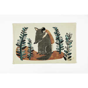 楠橋紋織 moritaMiW TEATOWEL ティータオル オオカミ/いつもの奇蹟 MMTEATOWEL 楠橋紋織 moritaMiW TEATOWEL ティータオル オオカミ/いつもの奇蹟 MMTEATOWEL