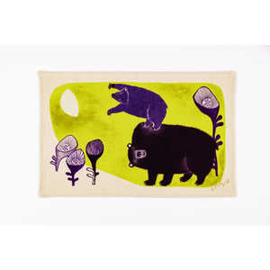 楠橋紋織 moritaMiW TEATOWEL ティータオル クマ/檸檬みたいな月 MMTEATOWEL 楠橋紋織 moritaMiW TEATOWEL ティータオル クマ/檸檬みたいな月 MMTEATOWEL