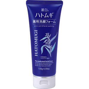 熊野油脂 麗白 ハトムギ 薬用洗顔フォーム 130g 熊野油脂 麗白 ハトムギ 薬用洗顔フォーム 130g