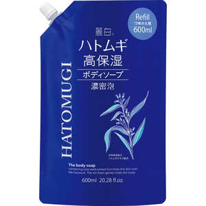 熊野油脂 麗白 ハトムギ 高保湿ボディソープ 詰替 600ml 熊野油脂 麗白 ハトムギ 高保湿ボディソープ 詰替 600ml