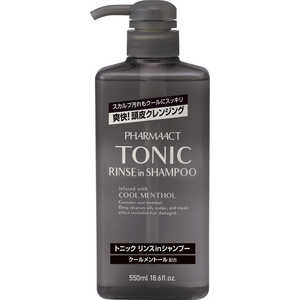 熊野油脂 ファーマ クールトニックリンスインシャンプー 本体 550ml 熊野油脂 ファーマ クールトニックリンスインシャンプー 本体 550ml