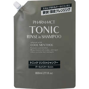 熊野油脂 ファーマ クールトニックリンスインシャンプー 詰替 800ml 熊野油脂 ファーマ クールトニックリンスインシャンプー 詰替 800ml