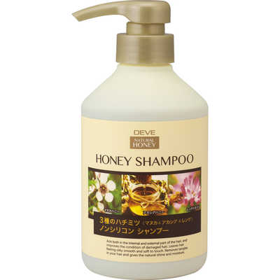 熊野油脂 ディブ 3種のハチミツシャンプー 本体 450ml の通販