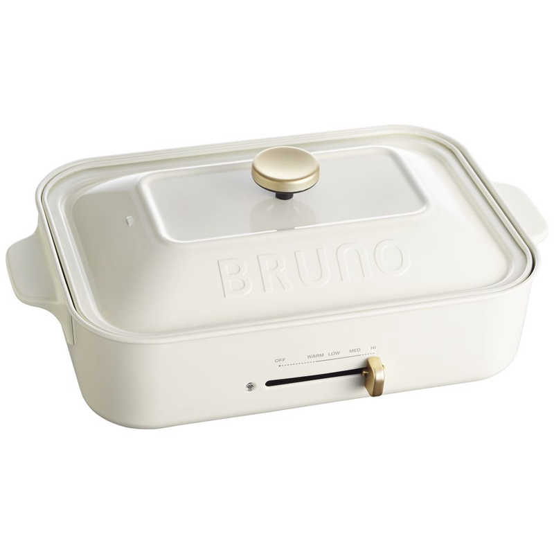 BRUNO ブルーノ コンパクトホットプレート BOE21ｰWH の通販 | カテゴリ：冷蔵庫・キッチン家電 | BRUNO ブルーノ 家電通販のコジマネット  - 全品代引き手数料無料