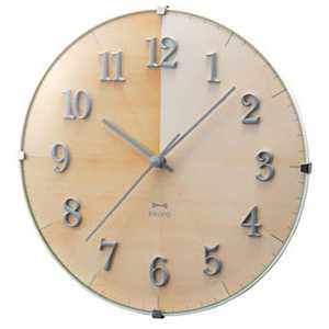 ＜コジマ＞ BRUNO ブルーノ 掛け時計 2WAYグラデーションウッドクロック ブルーノ(BRUNO) ナチュラルウッド ナチュラルブラウン BCW021NW