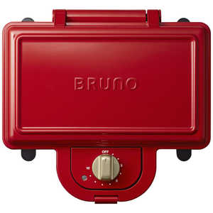 BRUNO ブルーノ ホットサンドメーカー ダブル レッド RD BOE044