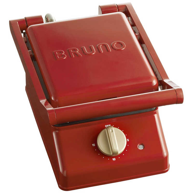 BRUNO　ブルーノ BRUNO　ブルーノ グリルサンドメーカー シングル BOE083-RD BOE083-RD