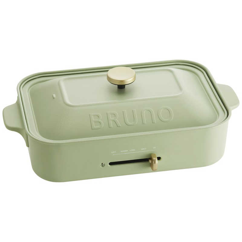 BRUNO　ブルーノ BRUNO　ブルーノ コンパクトホットプレート [プレート2枚] BOE021-CMGR BOE021-CMGR