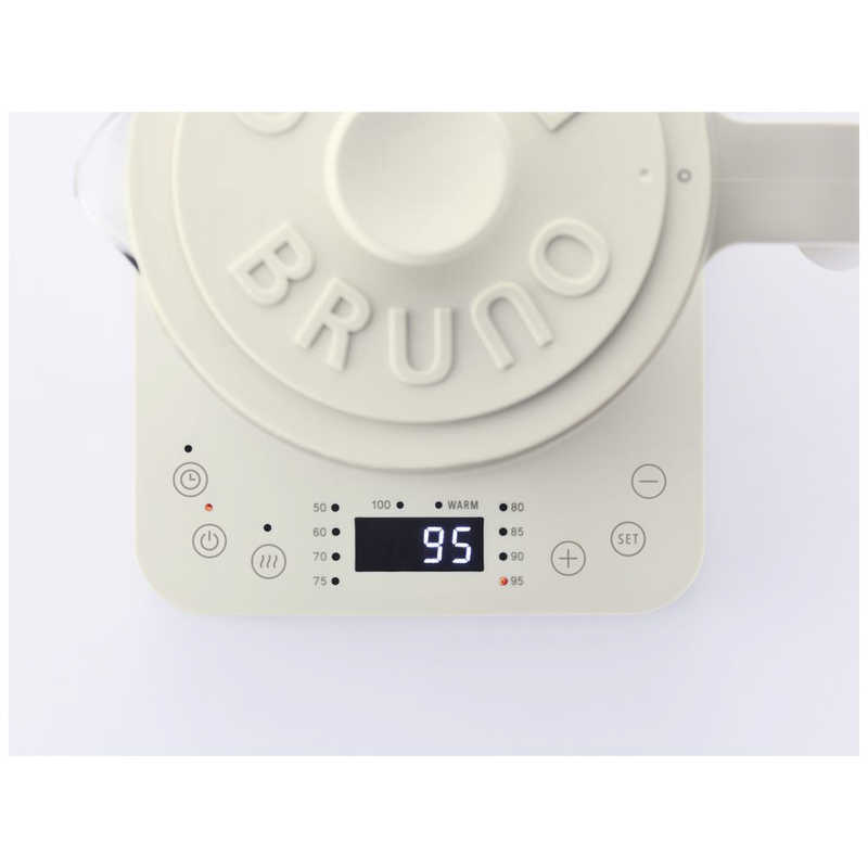 BRUNO　ブルーノ BRUNO　ブルーノ 温度調節マルチケトル BRUNO crassy+ [1.0L] BOE103-WH ホワイト BOE103-WH ホワイト
