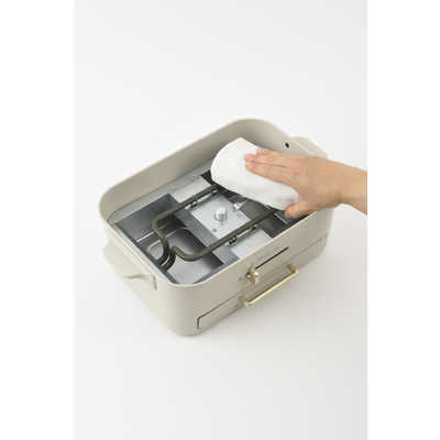 BRUNO ブルーノ コンパクトグリルホットプレート グレージュ