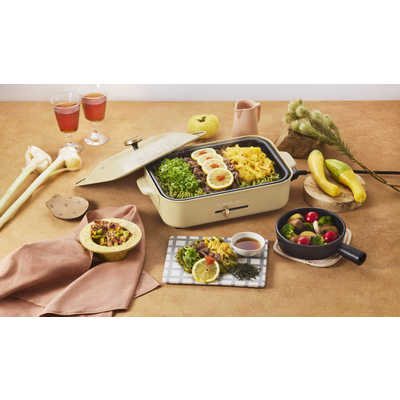 BRUNO ホットプレート BRUNO BOE021-SYE [ソイルイエロー] コンパクト