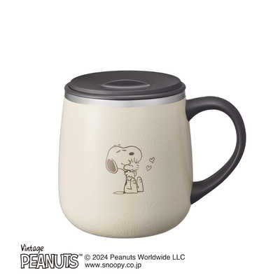 BRUNO ブルーノ PEANUTS 蓋つきステンレスマグshort エクリュ BHK262